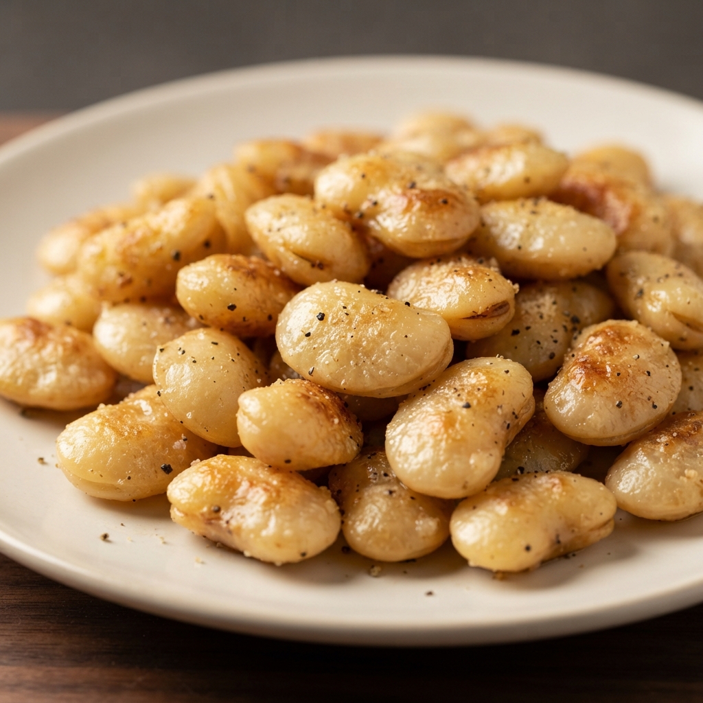 Air Fryer Puffed Butter Beans