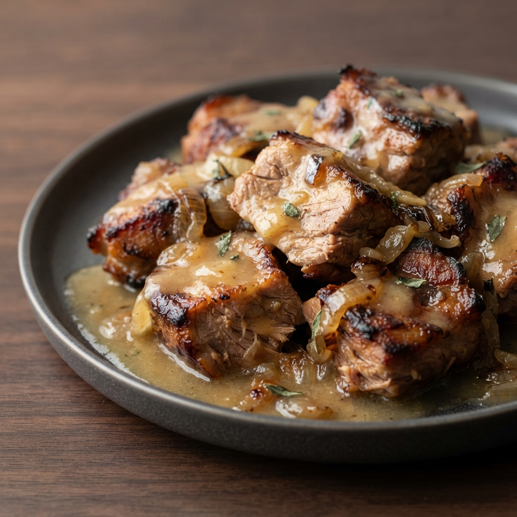 Apple-Cider Braised Pork Shoulder