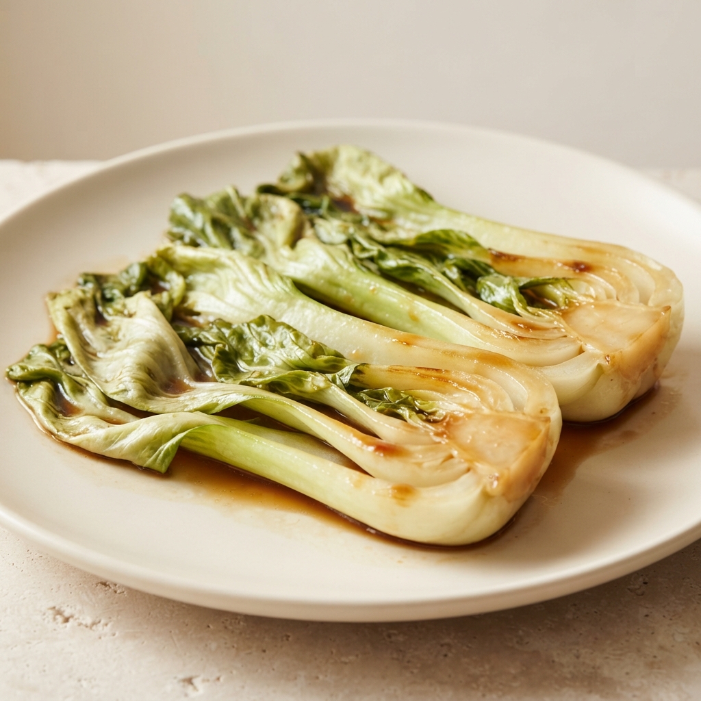 Soy-Braised Baby Bok Choy