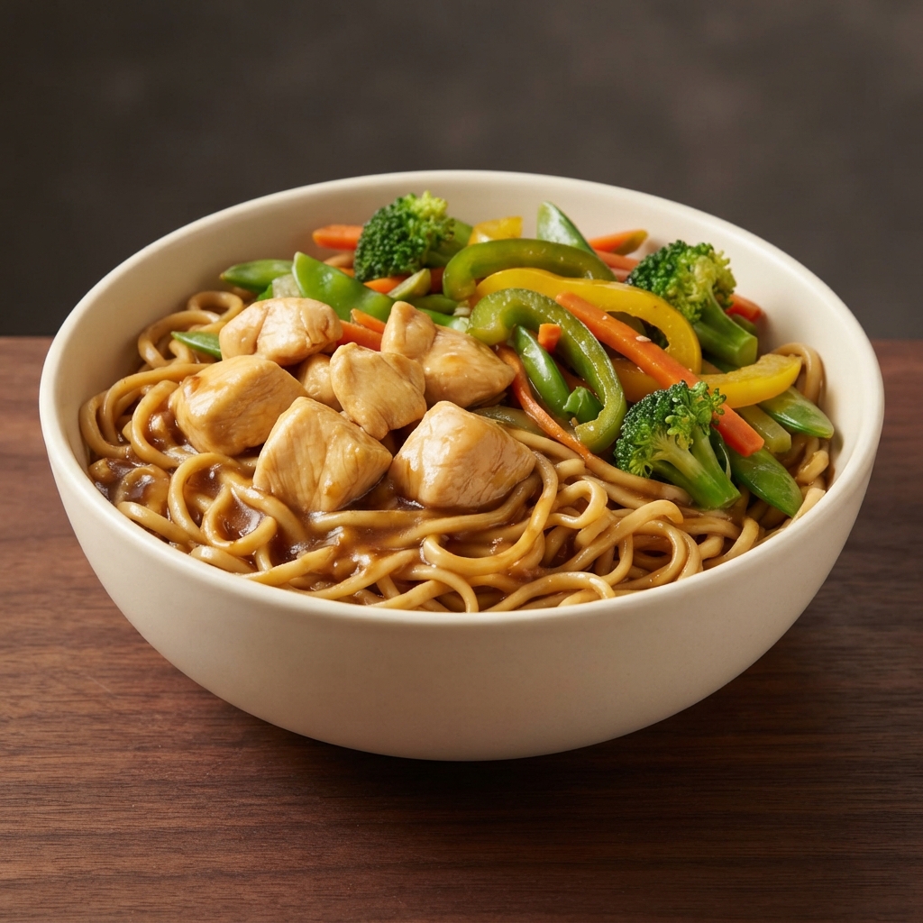 Lunchbox Chicken Lo Mein Noodles