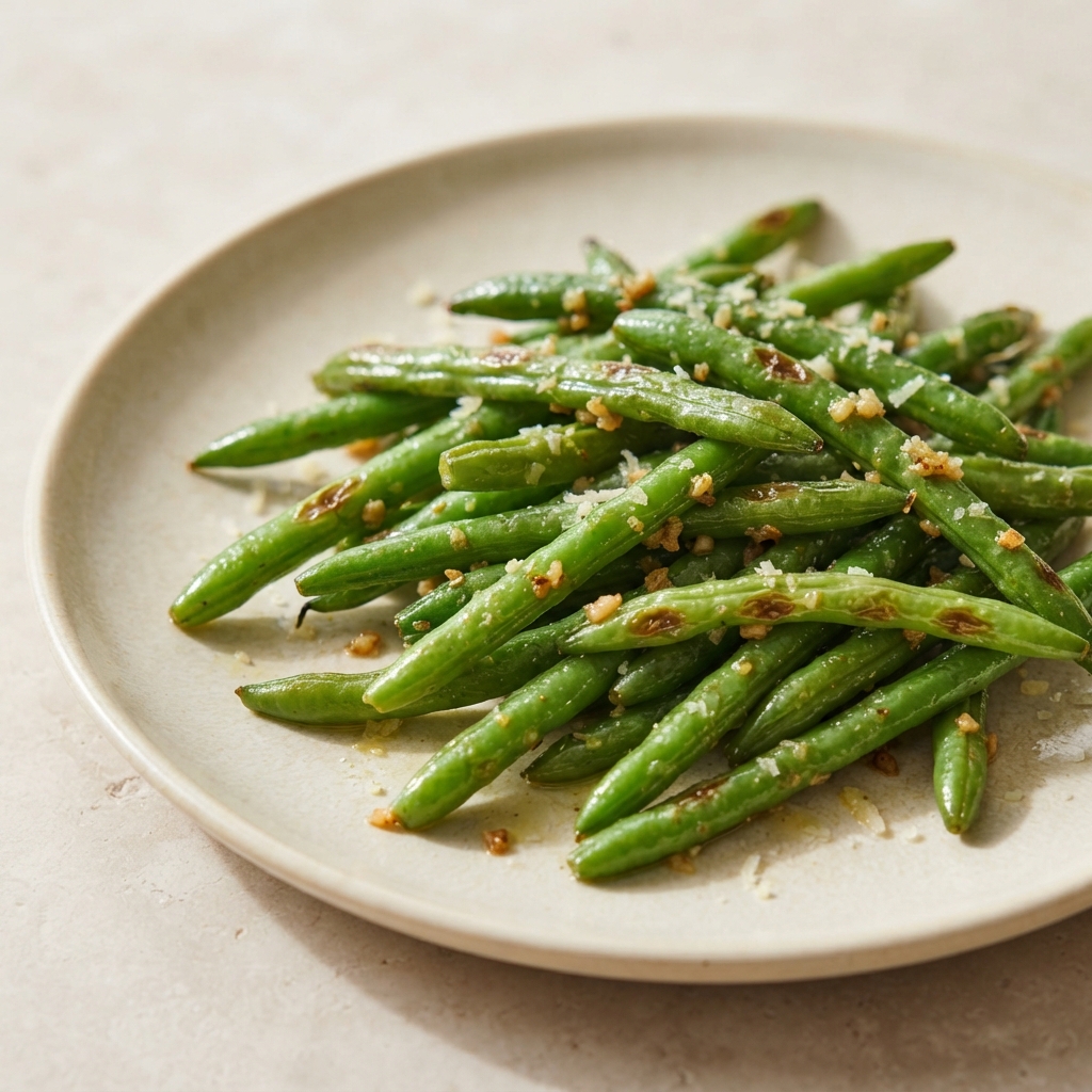 Bright and Simple Lemon-Garlic Green Beans