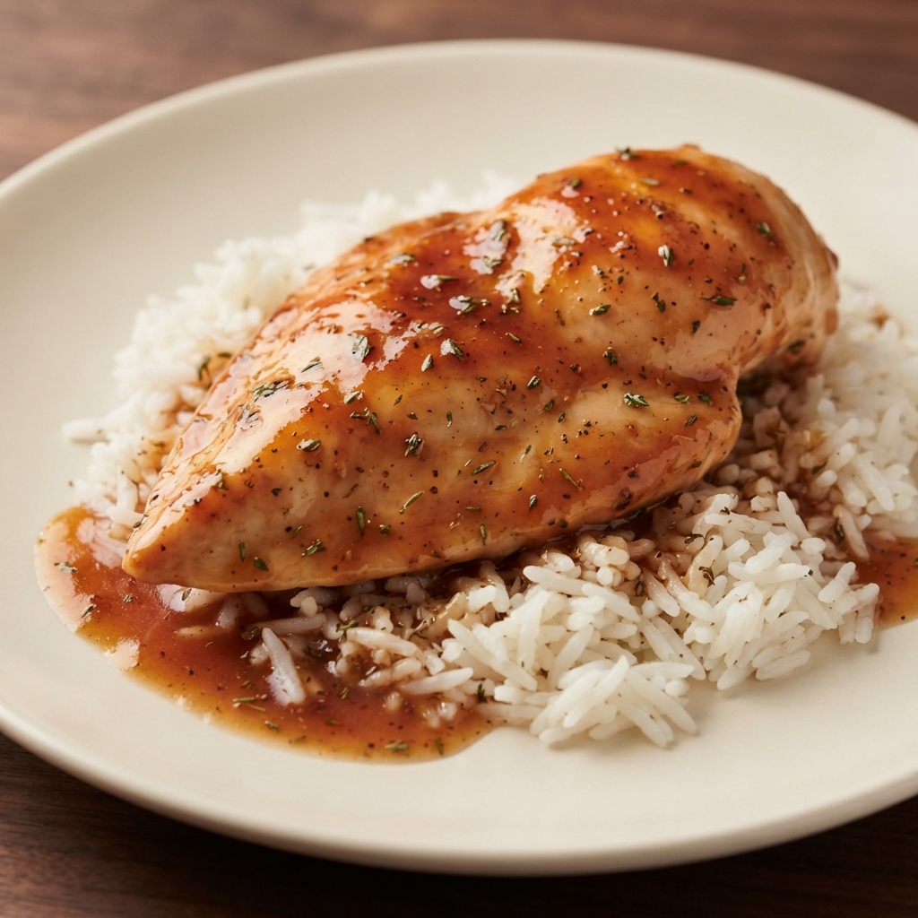 Thyme-Kissed Sweet and Tangy Chicken