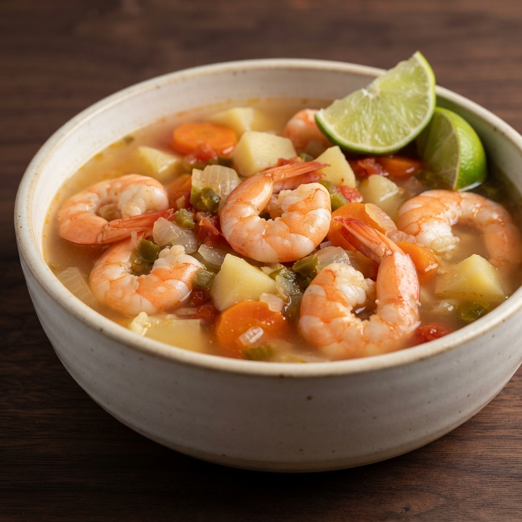 Caldo de Camarón (Mexican Shrimp Soup)