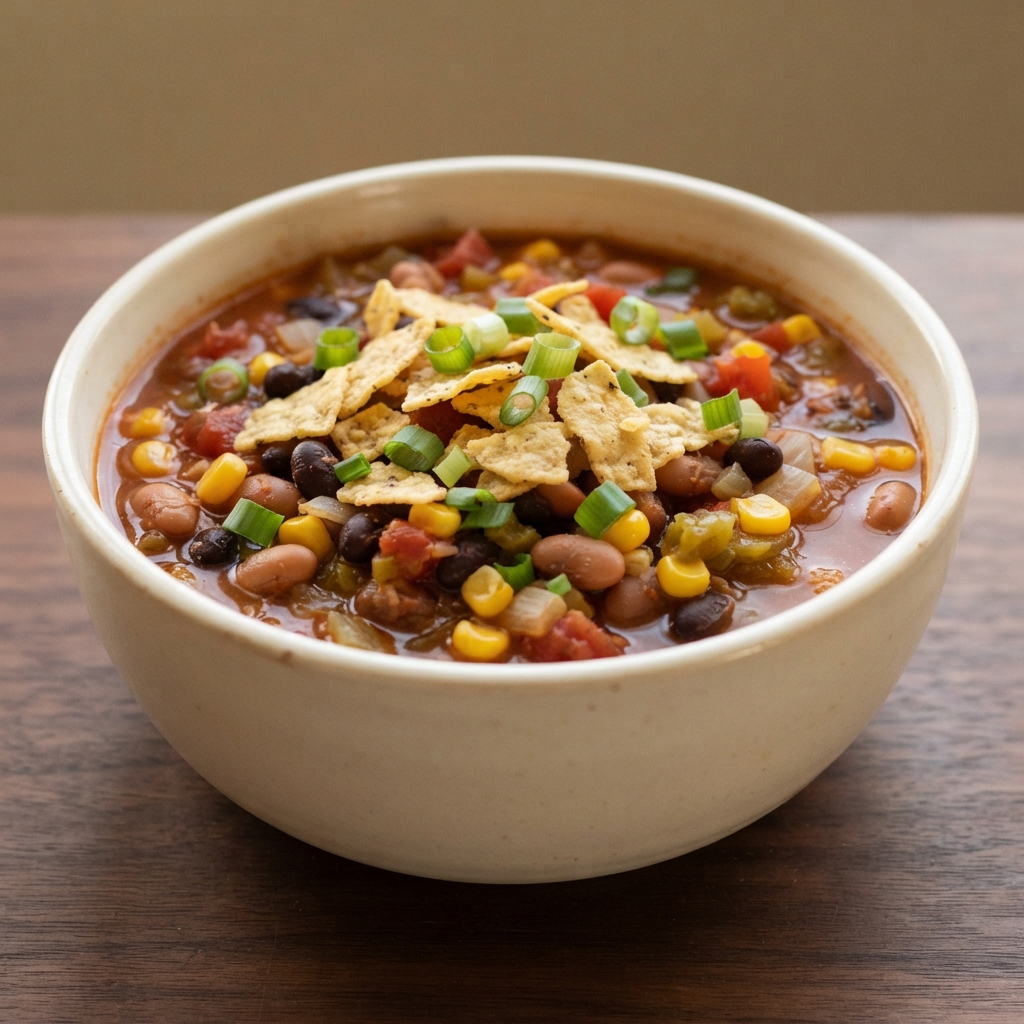 Crockpot Vegan Taco Soup