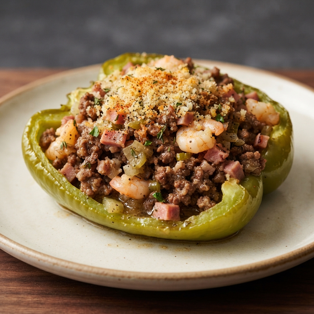 N'Awlins Stuffed Bell Peppers