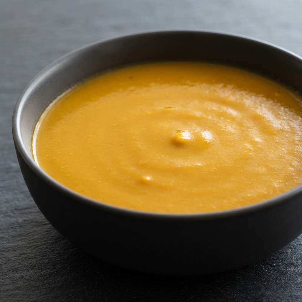 Spiced Acorn Squash and Apple Soup