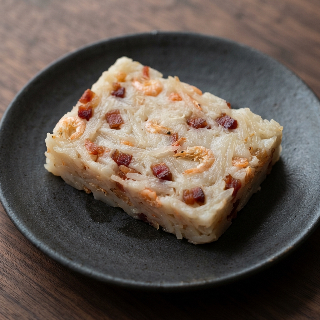 Cantonese Steamed Turnip (Daikon) Cake