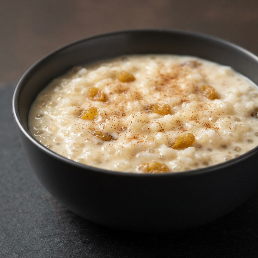 Creamy Tapioca and Rice Pudding