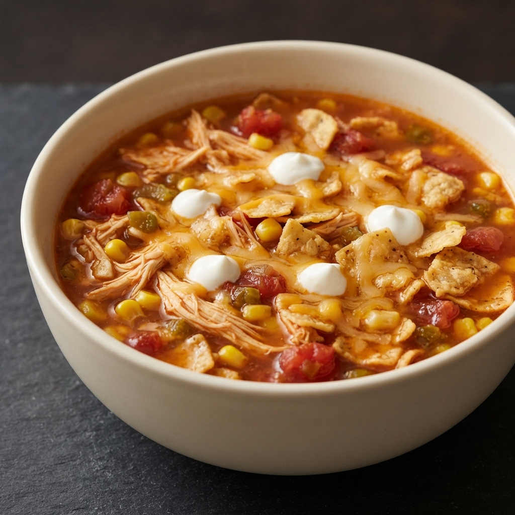 Quick Chicken Tortilla Soup