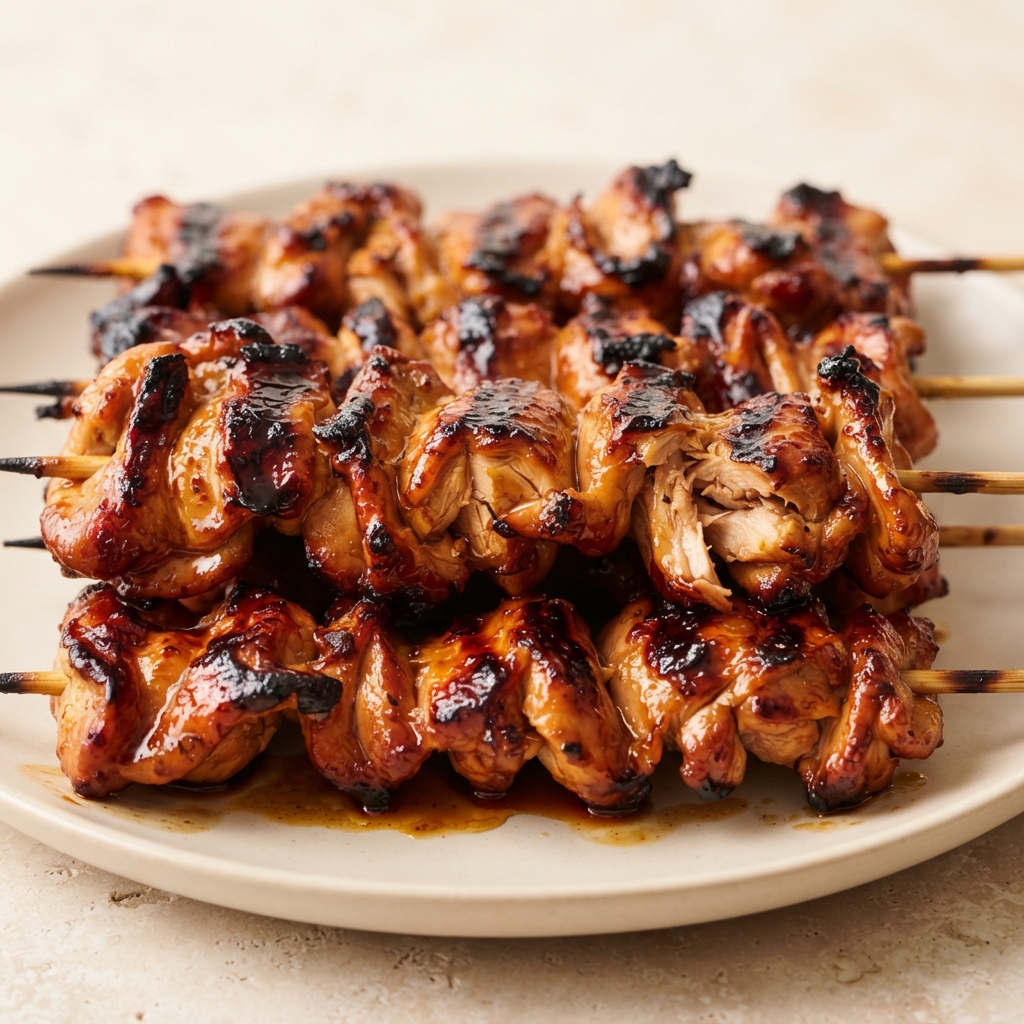Pinoy Barbecue Chicken Skewers