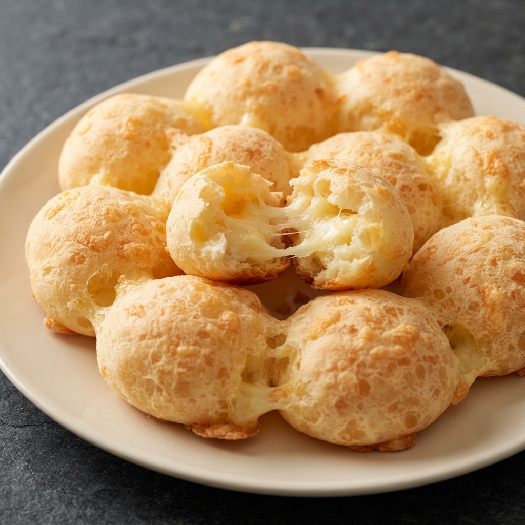 Brazilian Pão de Queijo (Cheesy Tapioca Rolls)