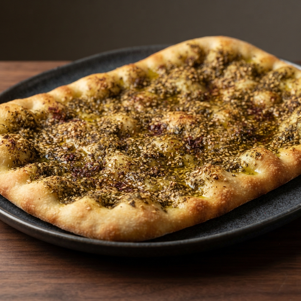 Lebanese Manakish Flatbread