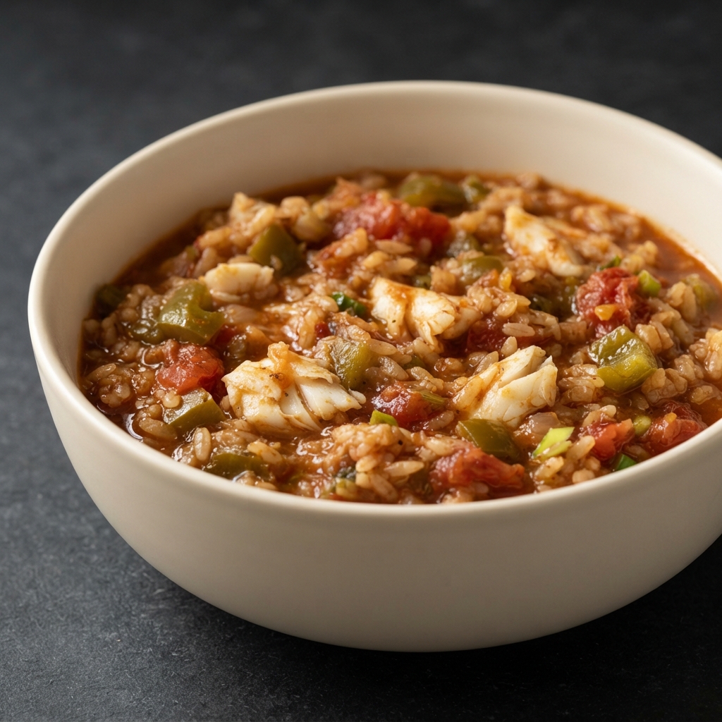 The Captain's Renowned Red Snapper Jambalaya