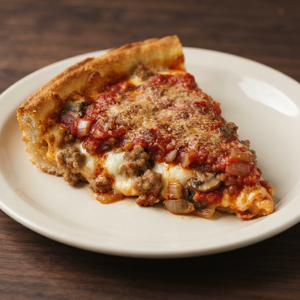 Deep-Dish Chicago Pan Pizza