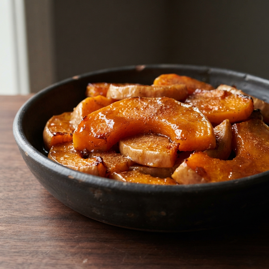 Maple-Rum Glazed Butternut Squash