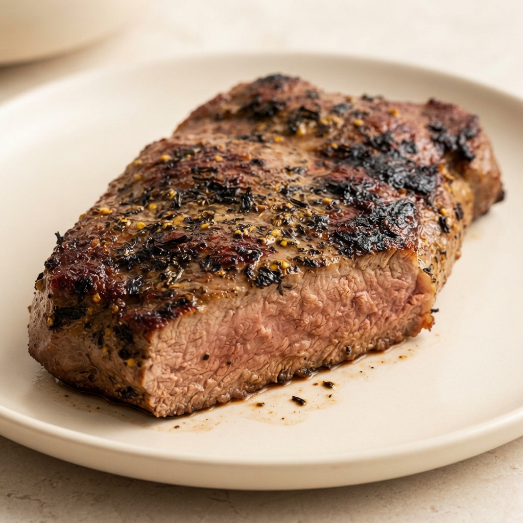 Flat Iron Steak Grilled to a 'Tea'