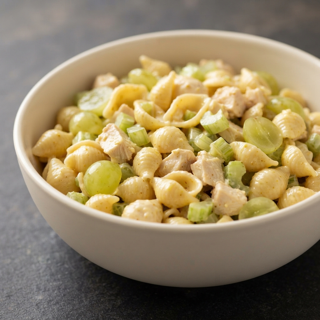 Party-Perfect Chicken Pasta Salad with Grapes