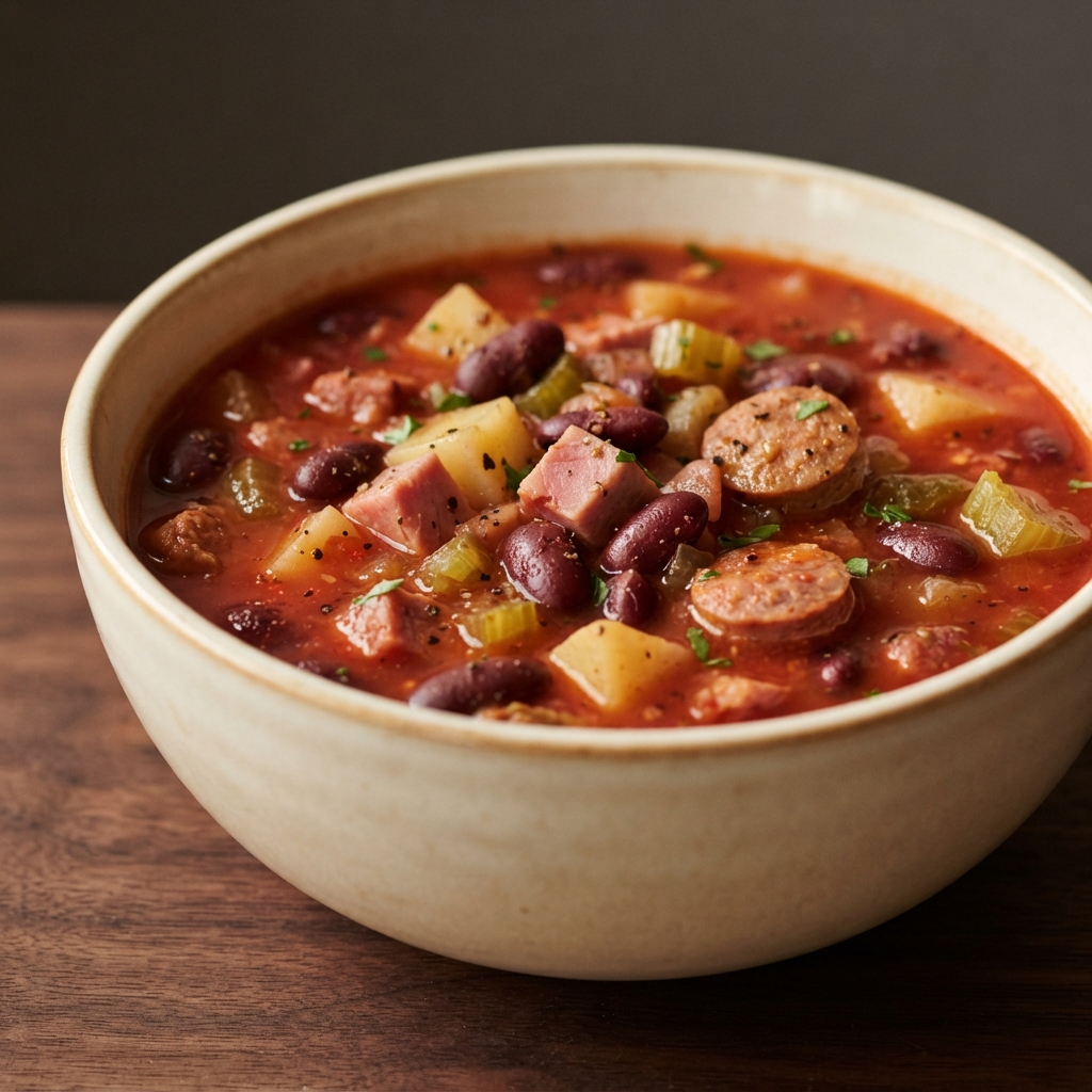 Hearty Ham and Bean Soup