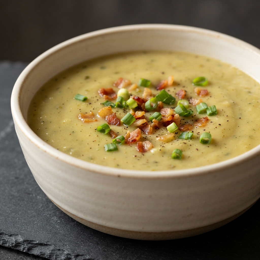 Creamy Potato, Leek & Broccoli Soup
