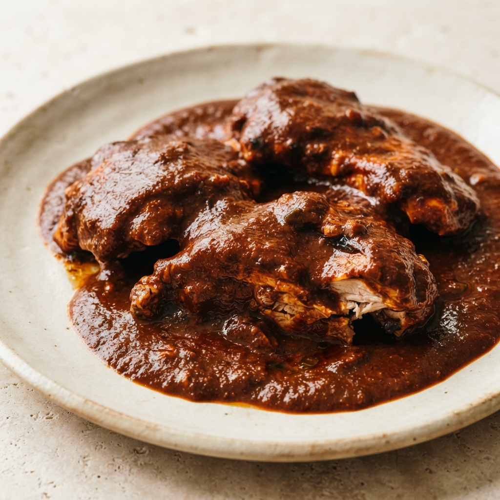 Turkey in Classic Mole Poblano Sauce