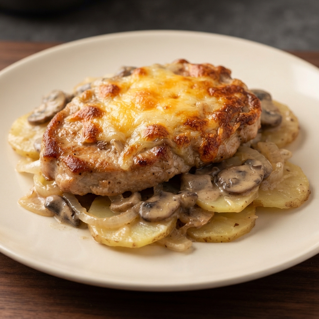 Pork Chop and Potato Casserole