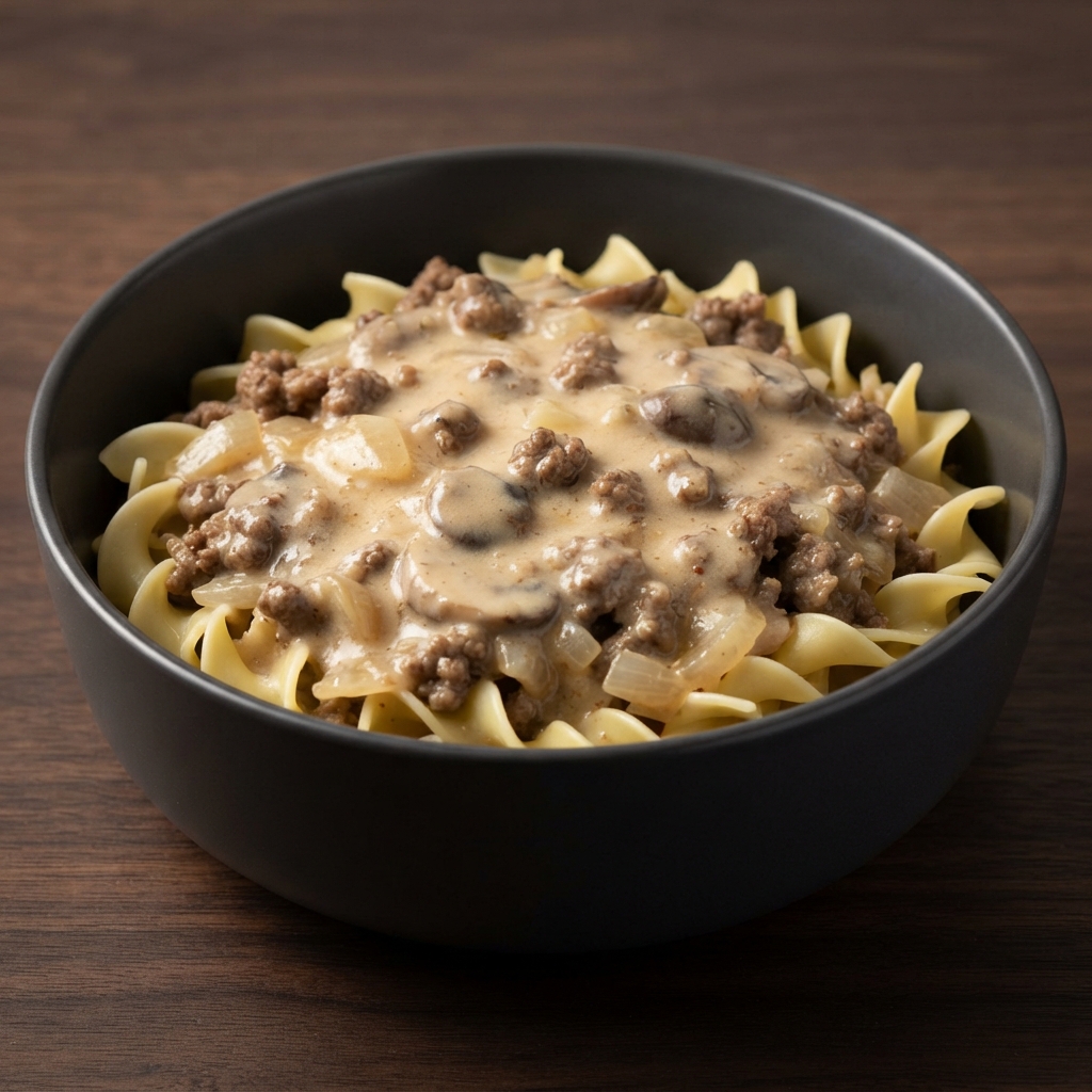 Weeknight Hamburger Stroganoff