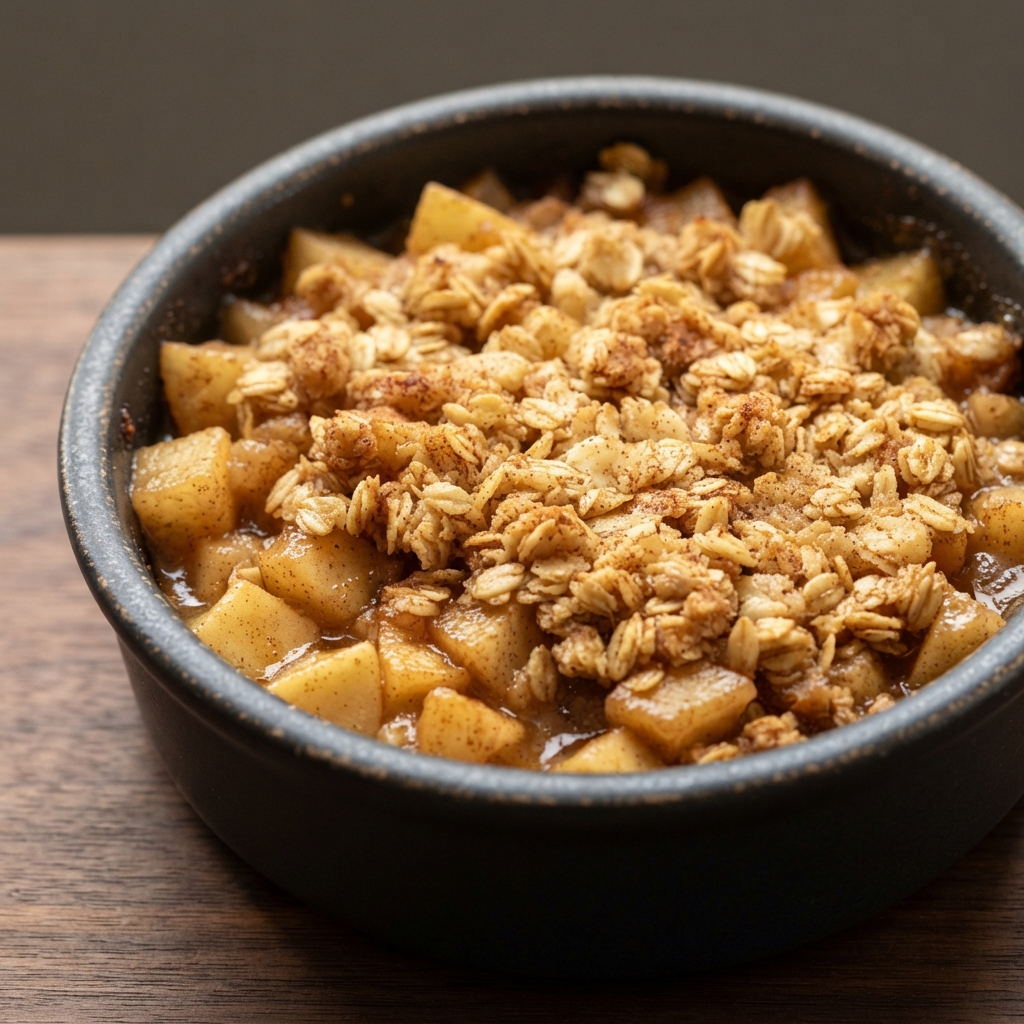 Air-Fried Apple Crumble