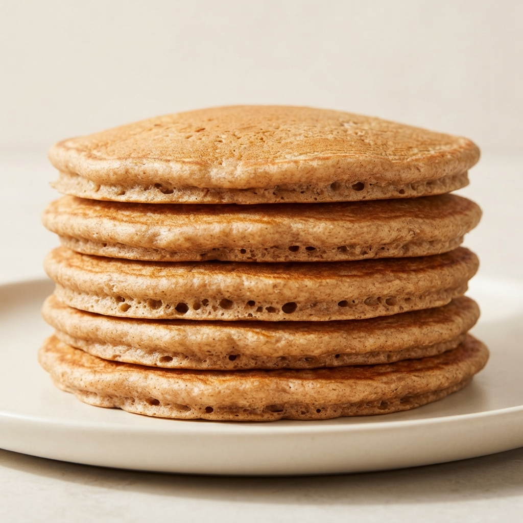 Whole-Grain Spelt Pancake Stack