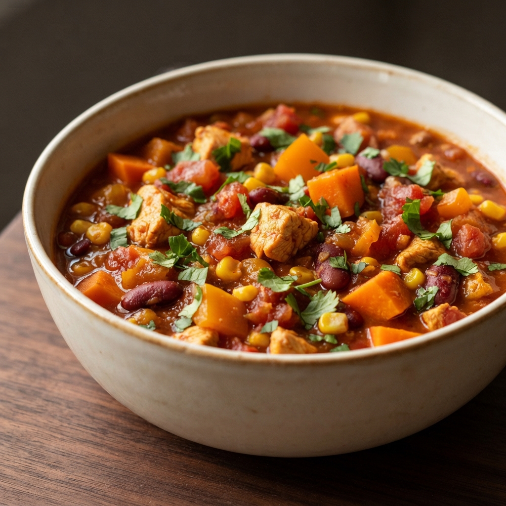Fiery Chicken & Sweet Potato Stew
