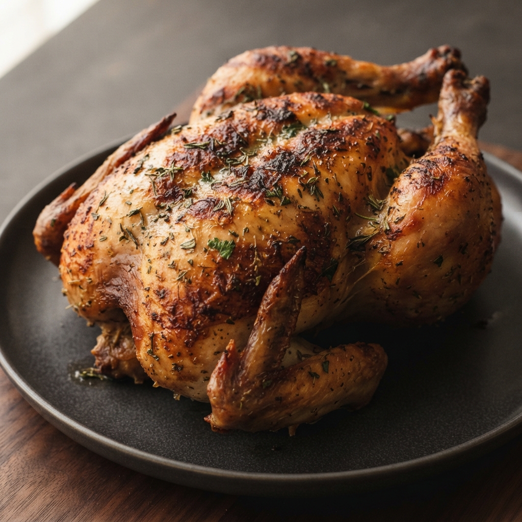 Two-Temp Roast Chicken with Crisp Skin