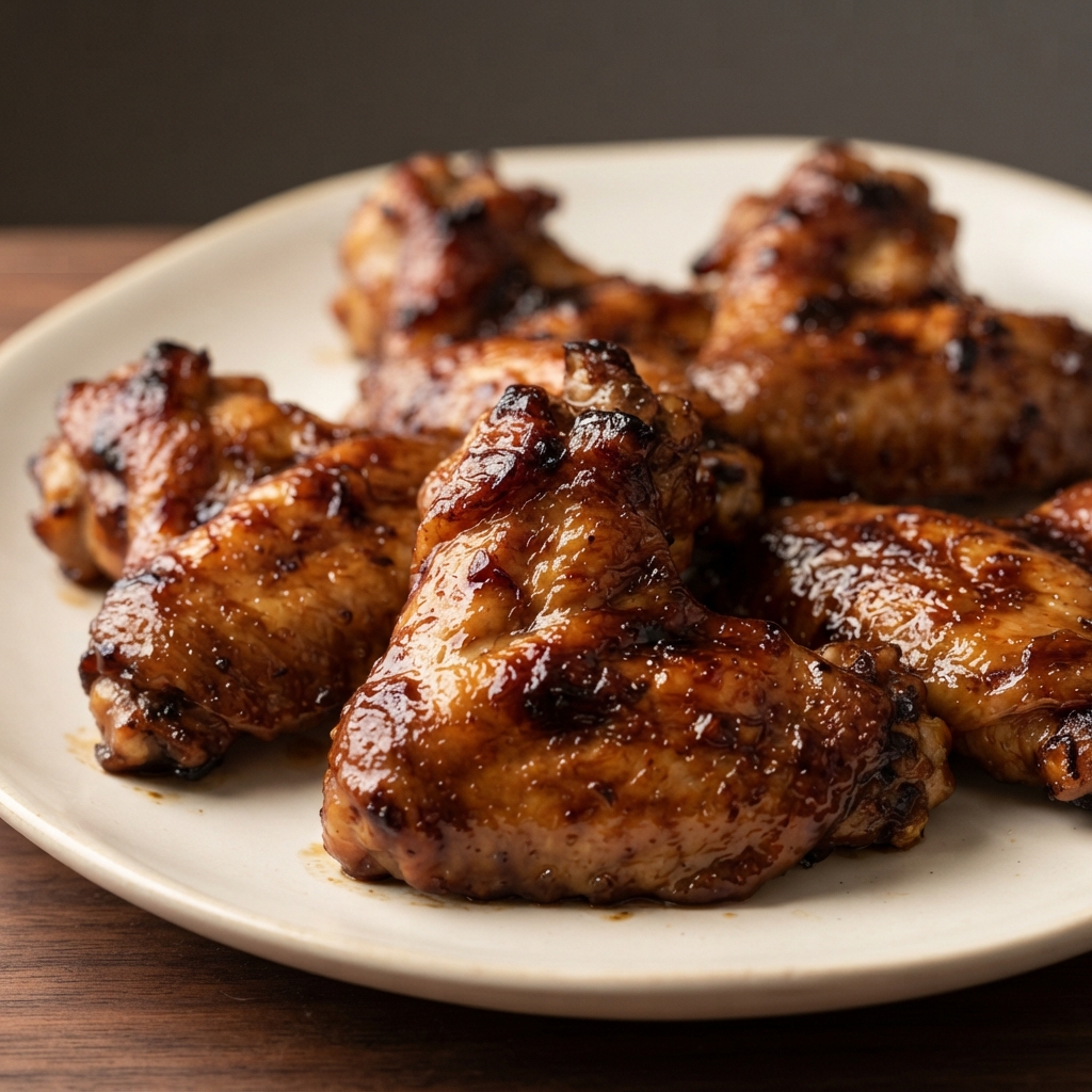Quick Soy-Sherry Marinated Chicken Wings