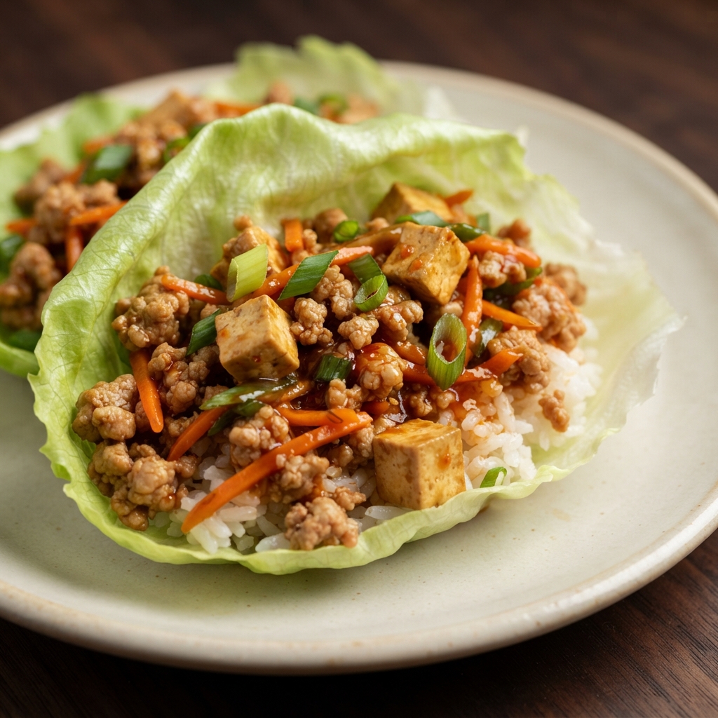 Quick Asian Lettuce Wraps