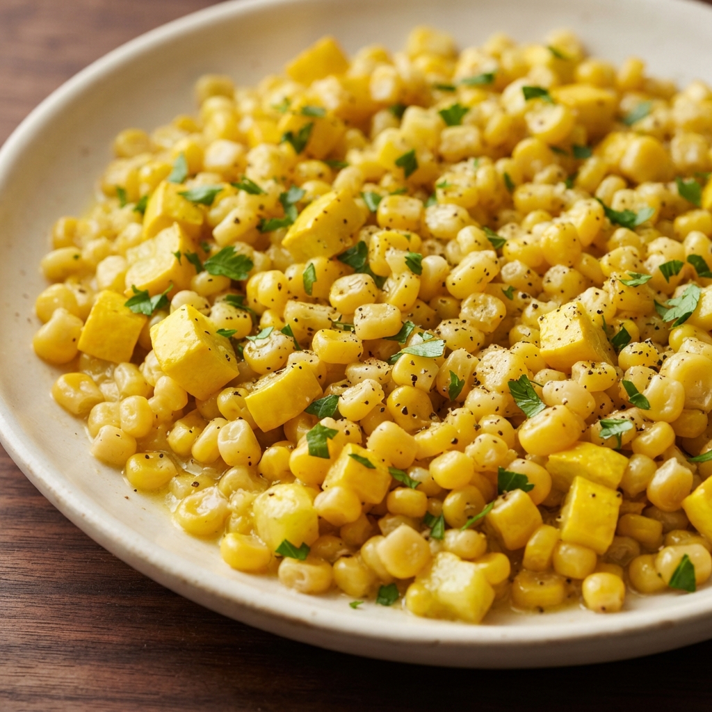 Skillet Corn with Yellow Squash
