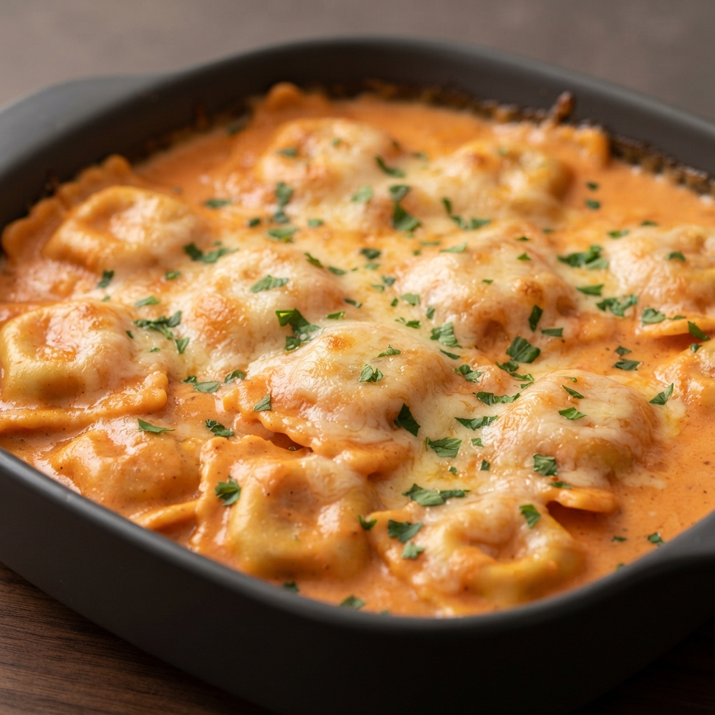 Baked Lobster Ravioli Casserole