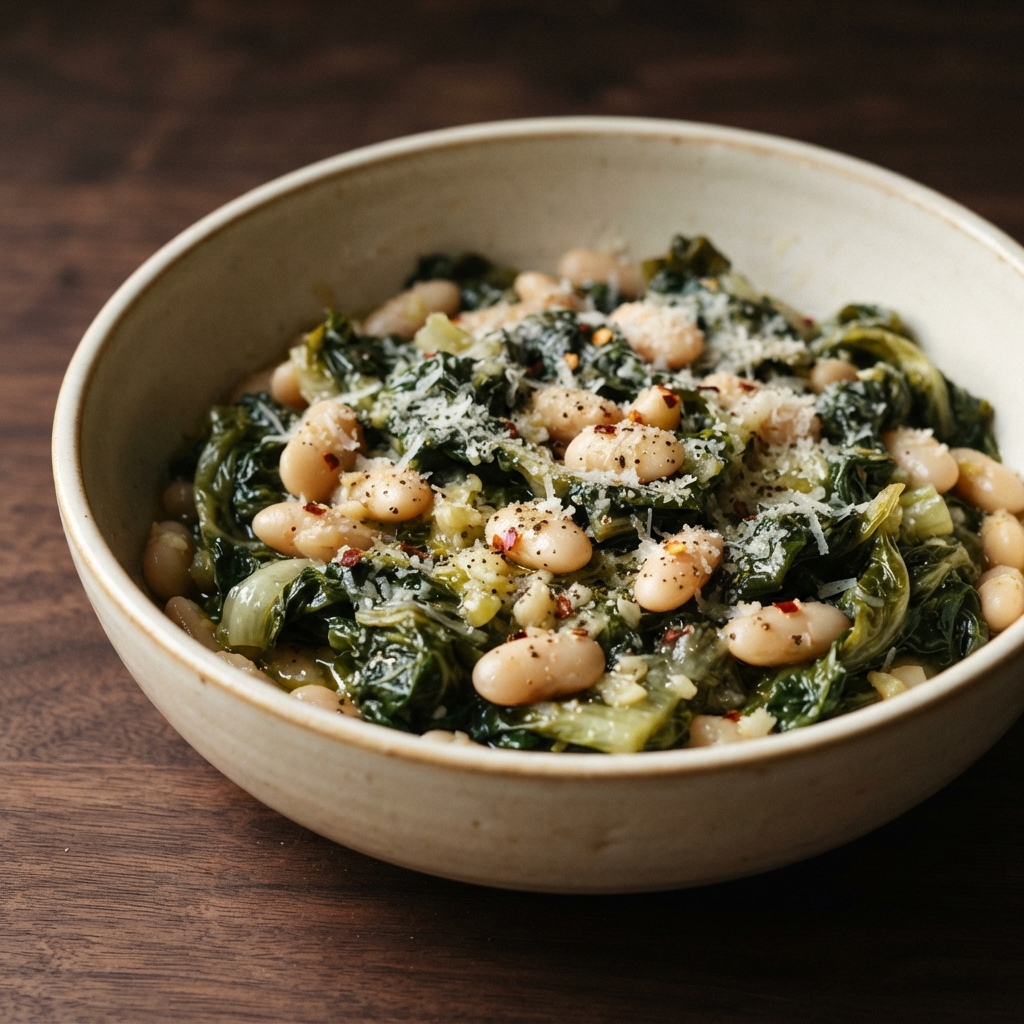 Escarole with Cannellini Beans