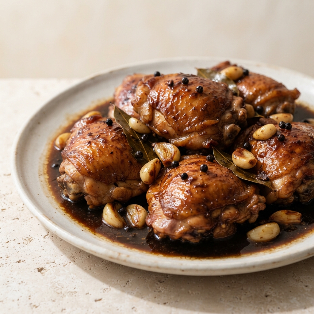 Crockpot Filipino Chicken Adobo