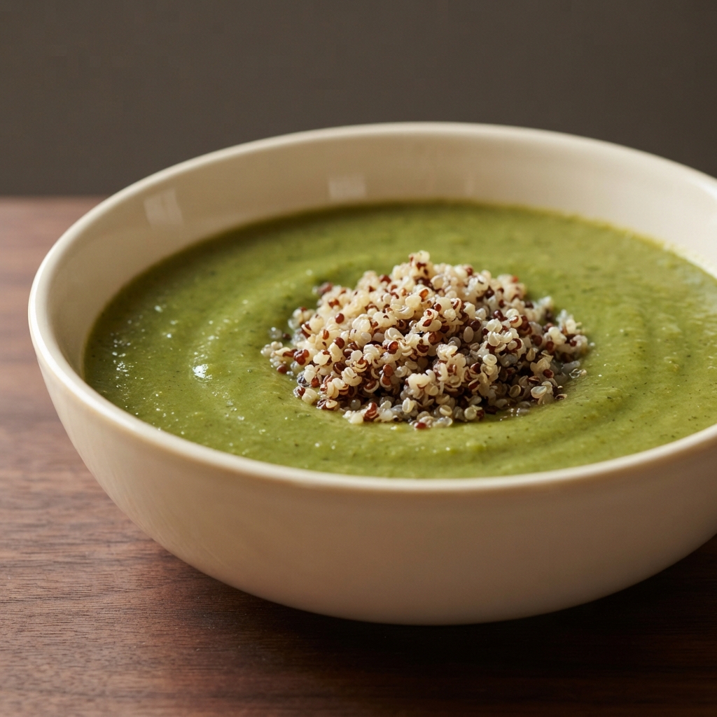 Broccoli–Quinoa Cream Soup
