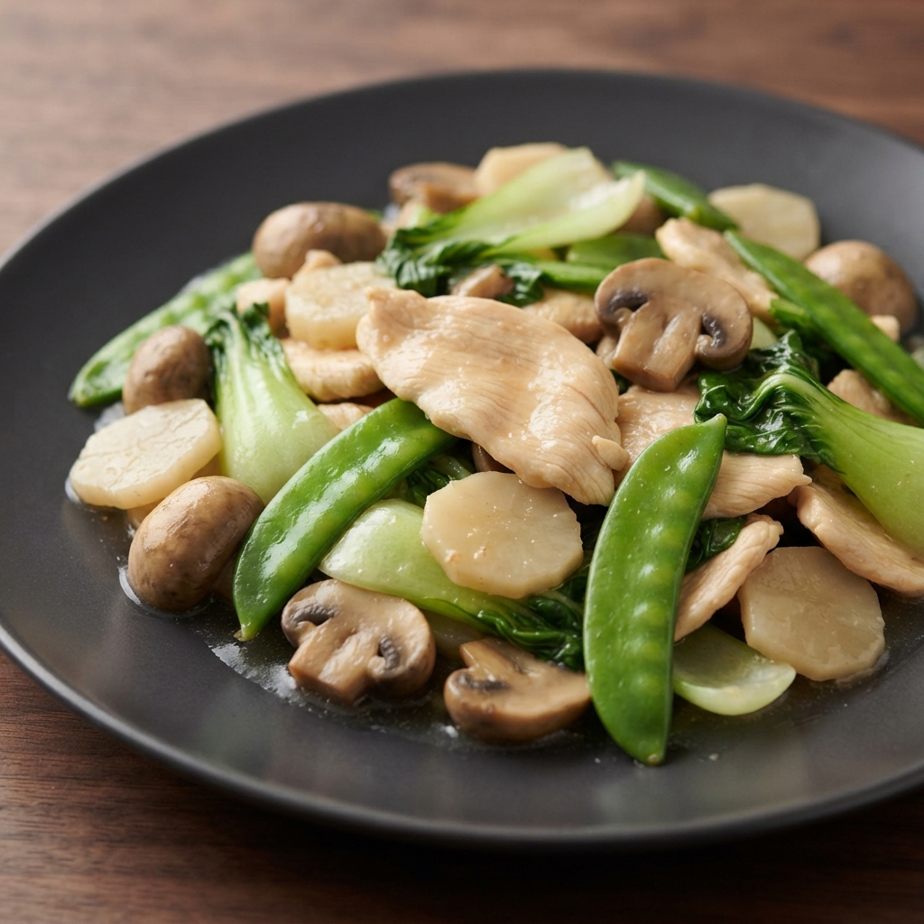 Classic Moo Goo Gai Pan Stir-Fry