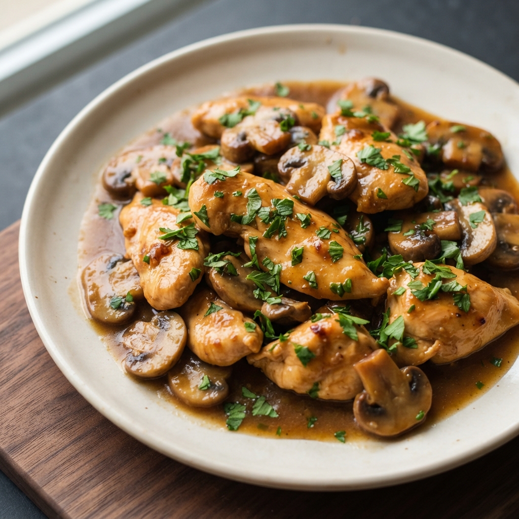 Crockpot Marsala Chicken