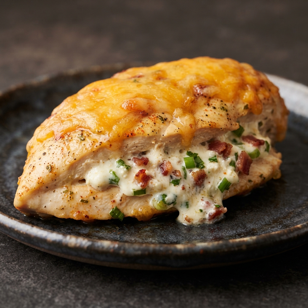 Stuffed Chicken Breasts with Bacon and Cream Cheese