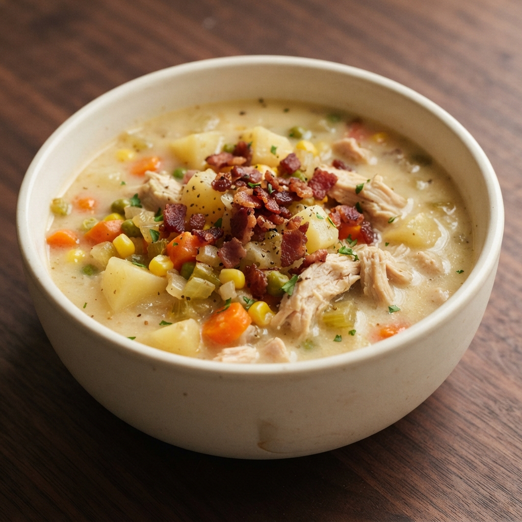 Creamy Turkey and Potato Chowder
