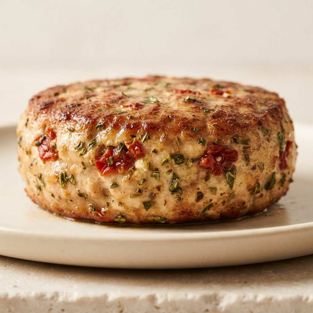 Feta-Stuffed Greek-Style Chicken Burgers