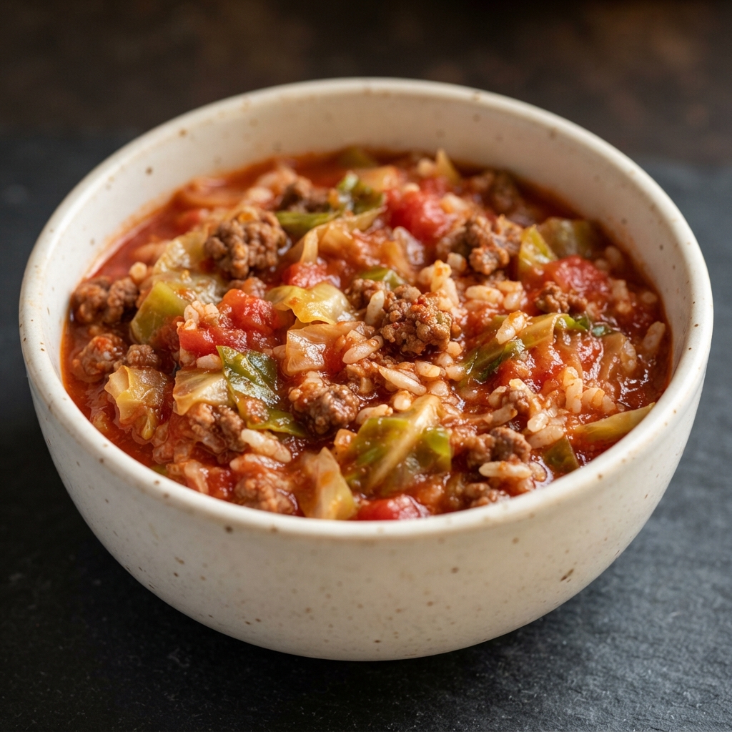 Beef and Cabbage (Unstuffed Golumpki)