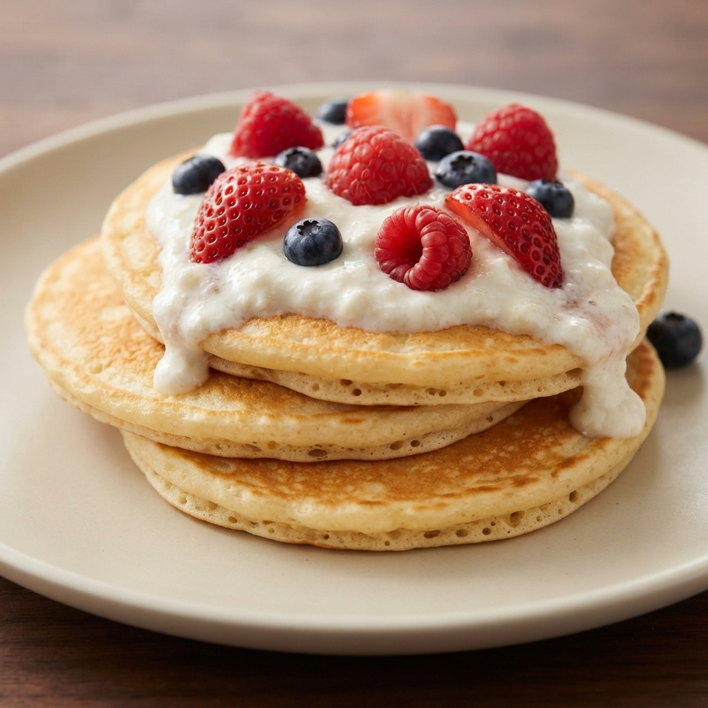 Fluffy Cream of Wheat Pancakes