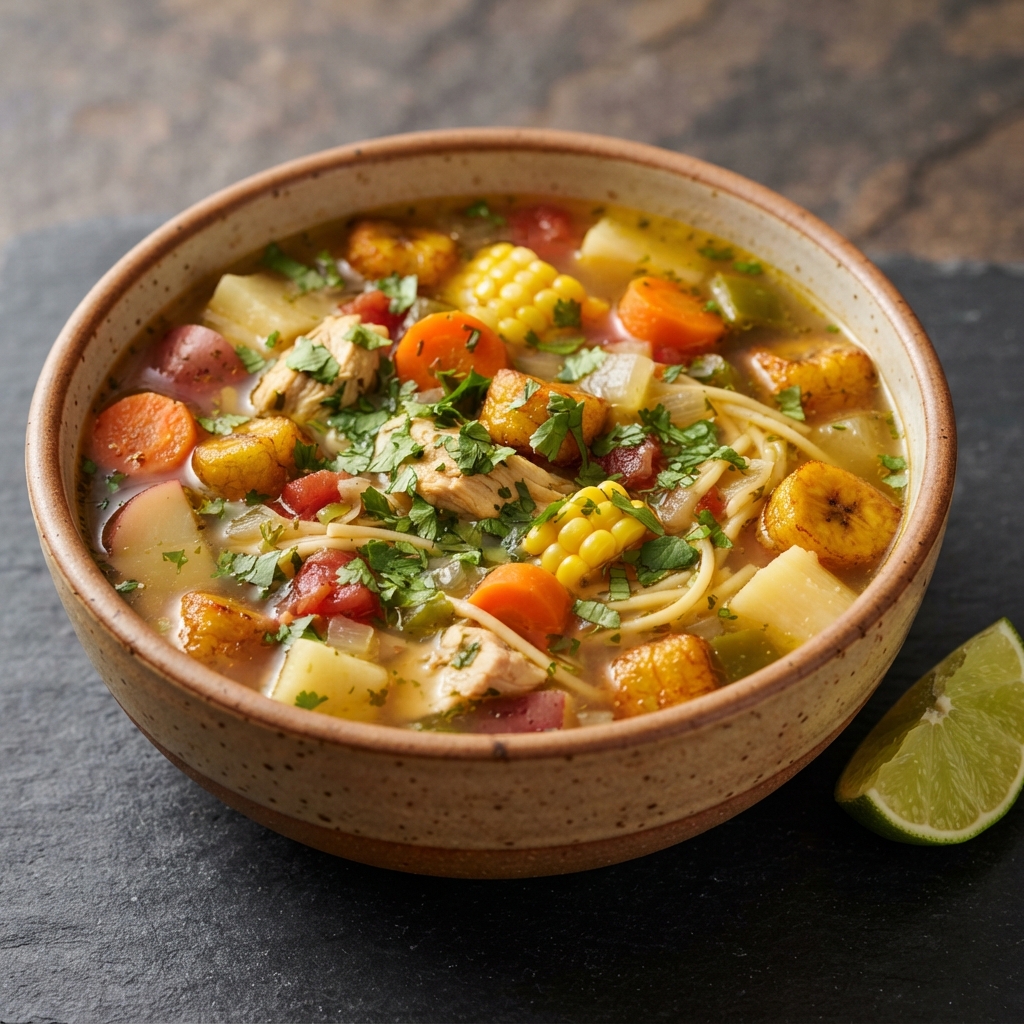Cuban-Style Chicken Soup