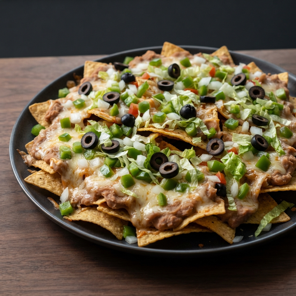 Aaron's Signature Veggie Nacho Platter