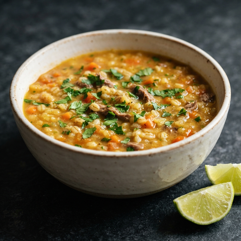 Ash-e Jow – Persian Barley Soup