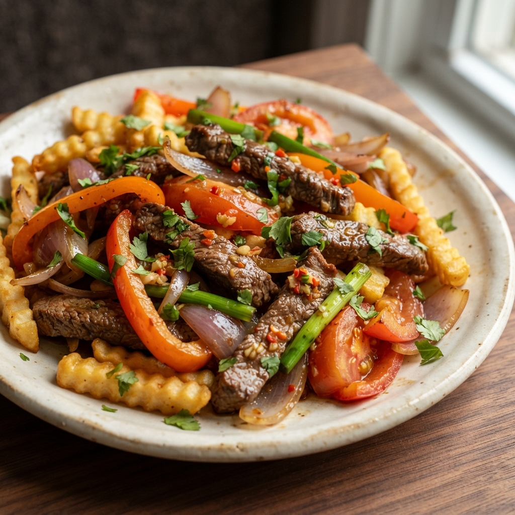 Lomo Saltado (Peruvian Steak Stir-Fry)