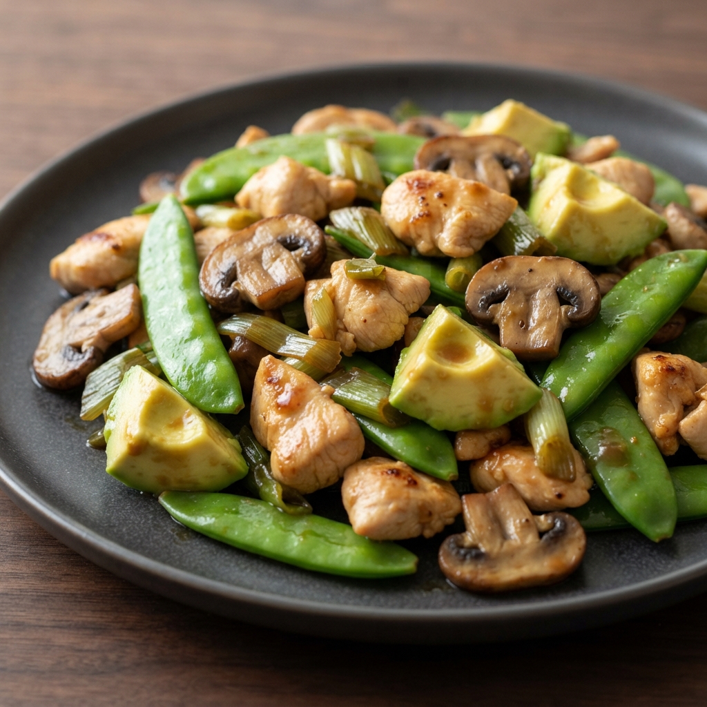 Chicken and Avocado Stir-Fry