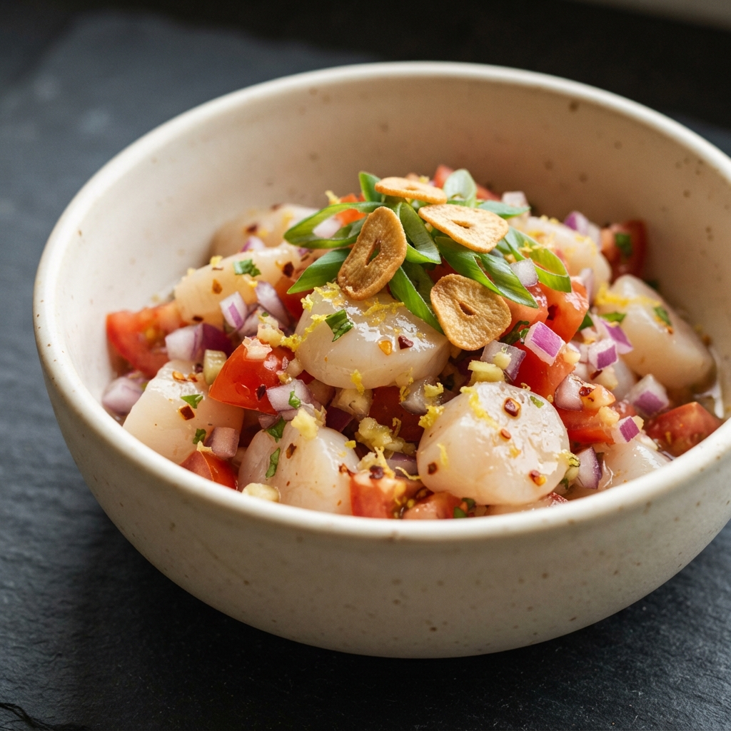 Kinilaw-Style Scallop Ceviche